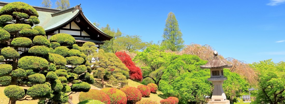 Shiogama Shrine gardens